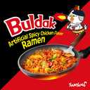 2 x Samyang Buldak Korean Spicy Chicken Stir Fried Ramen Original Flavor Spicy Noodles Authentic Korean Ramyun 4.94 oz (Pack of 5) (EXP 04/21/26)