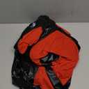 Yosoo Inflatable Couch Air Mattress Sofa Flocking Air Sofa, Round Inflatable Chair Lazy Sofa Couch Bean Bag for Living Room Bedroom Reading Room Office Balcony Travel, 30.7 x 29.5in (Red)