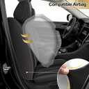 DISUTOGO Custom Leather Front Seat Covers for Jeep Grand Cherokee 2007-2026, Grand Cherokee Front Set Seat Covers Interior Accessories - Black