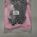 VLUV Pink Halloween Costumes Set, Women's Halloween Retro Satin Jacket Set with Scarf Headbands Glasses Accessories (Pink, XL)