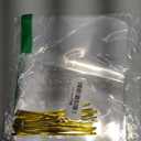 PigPotParty Cellophane Treat Bags 6x9 Inch, 50 Pack Clear Goodie Bags with Bottom Gusset for Stand-Up Display, Small Plastic Gift Wrap for Cookies, Candy, Party Favors, Popcorn, Includes 50 Gold Ties