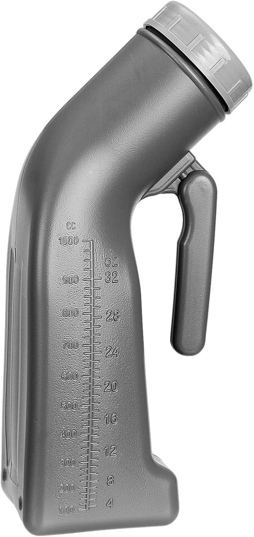 Urinals for Men Urinal Bottles Pee Bottle Camping Portable Toilet Spill Proof Urine Bottles for Men Male Outdoor Travel Hospitals Emergency 1000ML (27*8CM)