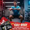 Fast Fit Beast Mode Workout Cards — 120 Tear Resistant HIIT Fitness Deck; Full Body Training Exercises for Strength, Cardio, and Endurance; No Equipment Needed; Portable Fitness Gift Game for Athletes