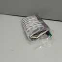 jinchan Tie Up Linen Textured Striped Tie Curtain for Kitchen Bathroom Rod Pocket Pinstripe Valance Window Treatments Ticking Stripe Pull Cord 1 Panel 18 Inch Charcoal Grey on Linen