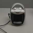 GiveBest Portable Electric Space Heater with Thermostat, 1500W/750W Safe and Quiet Ceramic Heater Fan, Heat Up 200 Square Feet for Office Room Desk Indoor Use, Silver