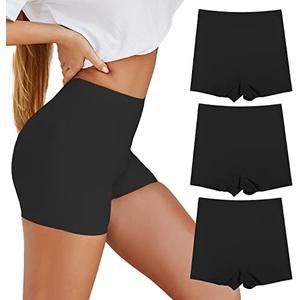 SHARICCA BoyShorts Panties for Women Seamless Soft Boy Shorts Underwear Short Boxer Briefs Anti Chafing Multiple Pack Size S