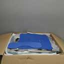 VEVOR Sliding Tub Transfer Bench with 360 Degree Swivel Seat, Sliding Shower Chair with Pivoting Armrest & Padded Seat and Safety Belt, Height Adjustable Bath Chair for Elderly Disabled, 330LBS