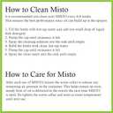 Misto Oil Sprayer, Frosted Glass, 7.75 Inch