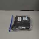 Leather Look Couch Arm Covers Set of 2 Armrest Covers for Sofa Chair Arm Protectors Stretch Armchair Slipcovers with Pockets Washable Spandex Fabric (Large, Chocolate)