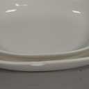 HBlife Fruit Bowl for Kitchen Counter - 2 Tier Fruit Basket with Metal Stand, Ceramic Fruit Holder, Tiered Fruit Platter Serving Trays for Party(Large Size) (White Bowl Gold Rack)