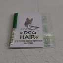 laveliabel Yorkie Gifts Spiral Notebook, Dog Gifts for Women Journal, It's Not Dog Hair It's Yorkshire Terrier Glitter College Ruled Spiral Notebook for School Office Supplies, 5.5x8.3 Inches