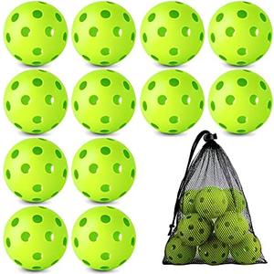 Coopay 16Pack Baseball Practice Balls Plastic Training Balls Lightweight Hollow Softballs with a Drawstring Bag for Hitting, Baseball Training Indoor Outdoor Use Coopay 16Pack Baseball Practice Balls Plastic Training Balls Lightweight Hollow Softballs with a Drawstring Bag for Hitting, Baseball Training Indoor Outdoor Use