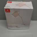 GLOBE Electric 52303 Carter 15" Clip-Arm Desk Lamp, Matte Pink, Adjustable Gooseneck Arm, in-Line On Off Switch