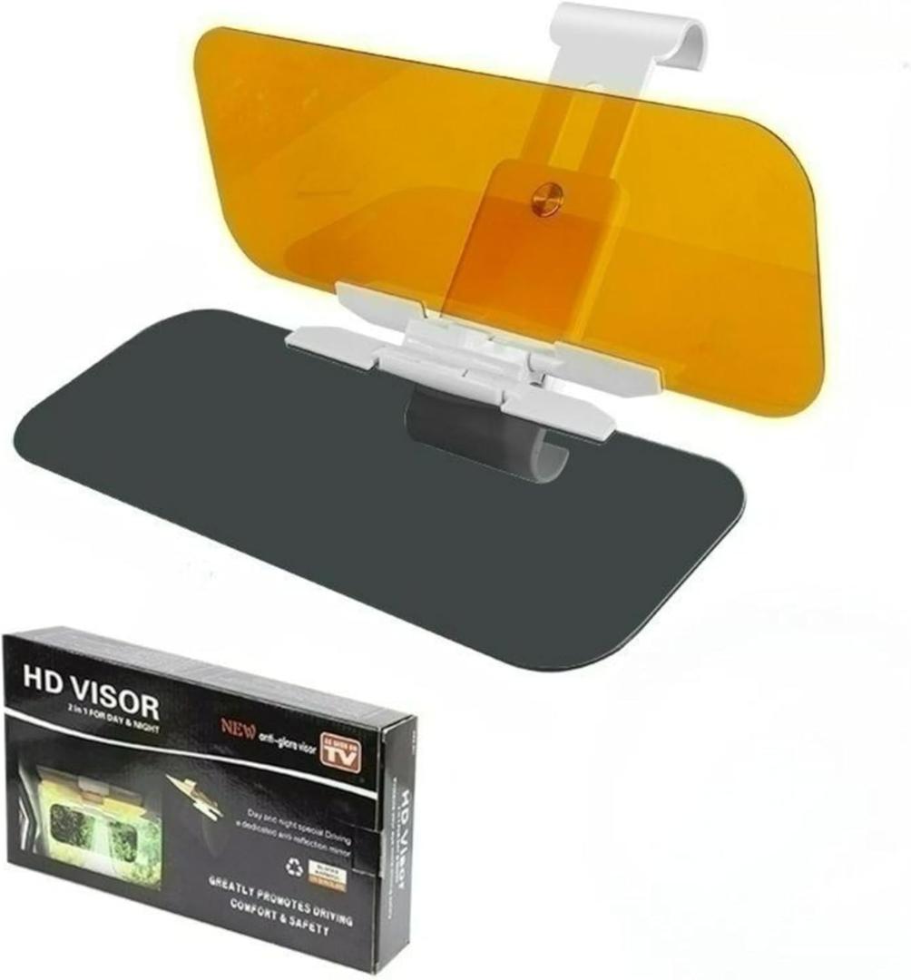 Sun Visor Extender for Cars, Day and Night Polarized Sun Visor for Car Extender Sun Blocker UV400 Adjustable Visor Extension for Car Visor Universal for Cars Vehicles -Large 1 Pack