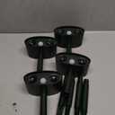 4 Pack 2025 Solar Ultrasonic Animal Repellent Outdoor Deer Repellent Devices Motion Detection Waterproof Cat Dog Skunk Raccoon Squirrel Rabbit Deterrent Animal Repeller for Yard Farm