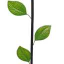 Birdbath and Feeder Set for Wild Birds, Outdoor Standing, Handmade Metal, Sunflower Design (Single Layer)