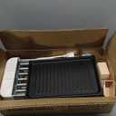 Electric Hot Dog Roller 6 Rollers,3 in 1 Indoor Grills Portable with Non-stick & Smokeless Removable Grill & BBQ Griddle Plate,Stainless Sausage Grill Cooker Machine, for Family party Use (Basic)