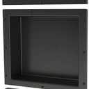 Tile Redi USA RNT1614S-14-14 Niche Triple Recessed Shower Shelf, Three Shelves, 42" H X 16" W, Black
