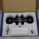 Pulido Fingerprint Door Lock | With App But Not Required | Keypad Door Knob with Real Buttons | Smart Fingerprint Door Knob for Bedroom, Office, and Apartment (FQ1) Black