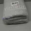 Yimobra Large Bath Mat 36"x24", Super Soft Quick Dry Memory Foam Bathroom Rug, Water Absorbent, Non Slip Backing Machine Washable for Tub Shower, Thick Comfort Support, Silver