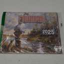 2025 Vintage Fishing Wall Calendar 16-Month X-Large Size 14x22, Best Retro Country Living Calendar by The KING Company-Monster Calendars