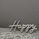 40"/23" Happy Birthday Neon Sign Large - Happy Birthday Sign 12V - Happy Birthday Light Up Sign with Dimmable Switch - 2PCS Happy Birthday LED Sign for Backdrop, Party, Celebration, Decoration