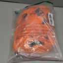 Queenbox 20g Artificial Spider Web, Stretchable Halloween Cobwebs, Horror Halloween Props for Party Haunted House Decoration, Orange