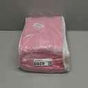 Yogeneg Full Size Comforter Set 7 Piece Bed in a Bag,Grid Pinch Pleat Pink Bedding Set,Striped Textured Soft Microfiber Comforter with Sheet Set,All Season Complete Bed Set(Pink,Full)