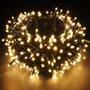 100-1000 LED Christmas Lights, Low Voltage Fairy String Lights with 8 Modes, Ideal for Xmax Tree, Garden, Home, Party, Halloween Festival Deco (Warm White, 500 LEDs)