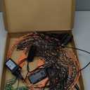 Enhon Halloween Lights Outdoor Decoration, 4 Pack Halloween Walkway Lights, 4 Light Modes Remote Control Timing Function Lighted Pathway Markers for Walkway Patio Garden Decor(Pumpkin)