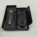 Gillette Heated Razor for Men, Deluxe Travel Shave Kit by GilletteLabs, 1 Handle, 2 Blade Refills, Charging Dock, Case