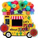 Religious Halloween Trunk or Treat Car Decorations Kit Mexican Fiesta Trunk or Treat Car Backdrop Banner Balloons Paper Fans Decorations for De Mayo Halloween Garage Door Decor Party Supplies