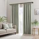 Double Curtain Rods 32 to 115 Inches, HOTOZON Blackout Double Curtain Rods for Windows 83 to 111 Inches (6.9-9.25 ft), 6/8 Inches Wrap Around Room Darkening Telescoping Drapery Rod, Bronze
