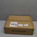 AGTEK 3 Tier Rolling Utility Cart Organizer with Drawer, Metal Craft Cart with Wheels for Bathroom, Kitchen, Office, Nursery Diaper, White