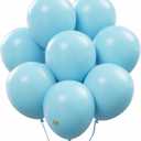 AFTERLOON® Biodegradable Balloons 24 pcs Baby Blue 12 Inch, Matte Color Thickened Extra Strong Latex Helium Float, Colorful Bulk Color ballon baloon Globos Para Decoration De Fiestas Kids