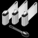 200 Pack 4 Inch Clear Plastic Spoons, Mini Dessert Spoons, Transparent Small Plastic Teaspoon Tableware for Kitchen, Party, Dessert Station