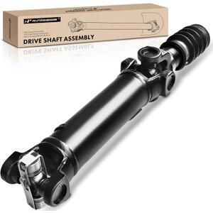 A-Premium Rear Complete Drive Shaft Prop Shaft Driveshaft Assembly [4WD] Compatible with Jeep Wrangler 1997-2006 L6 4.0L Sport Utility, Replace# 52098784AC, 52098784AB