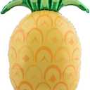 1PC Large Standing Pineapple Aluminum Foil Balloon for Vibrant Summer Party Decor, Tropical Birthday Celebration Decoration Aloha party (gold)