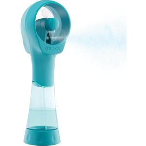 O2COOL Elite Battery Powered Handheld Water Misting Fan (Teal) (1 Pack)
