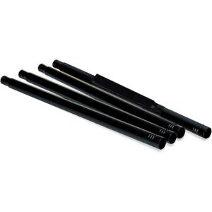 TIKI Brand Replacement Poles Outdoor Torch Accessory, Poles for Tiki Style Torches, 2-Pack, Black, 1320133