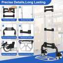 Foldable Hand Truck Lightweight Folding Dolly Cart 176LB Capacity