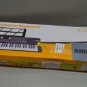 61 keys keyboard piano, Electronic Digital Piano with Built-In Speaker Microphone, Sheet Stand and Power Supply, Portable piano Keyboard Gift Teaching for Beginners, 29.5 inch W x 8.7 inch D x 2.3 inch H
