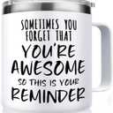 NOWWISH Gifts for Women, Inspirational Gifts, Thank You Appreciation Birthday Gifts for Coworker, Teacher, Mom, Wife, Sister - White