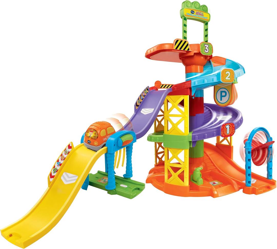 VTech Go! Go! Smart Wheels Spinning Spiral Tower Playset (Frustration Free Packaging)