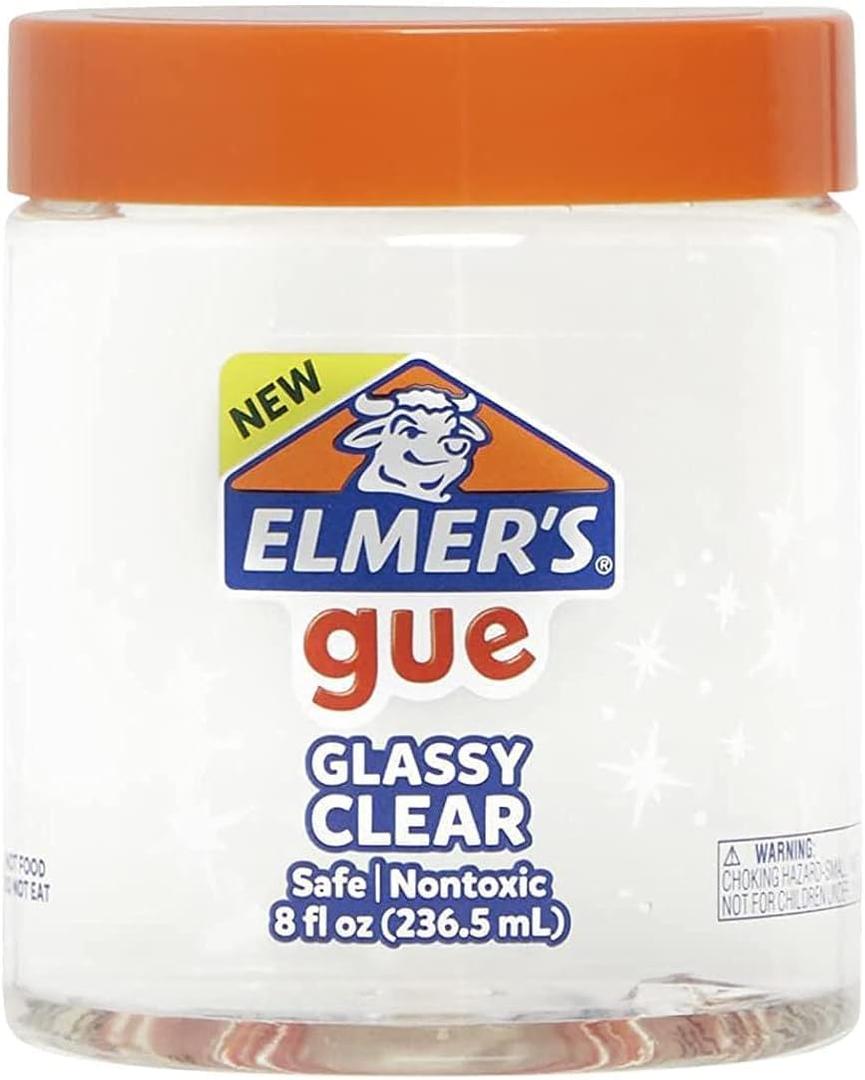 2 x ELMER'S GUE GLASSY CLEAR 8 FL OZ