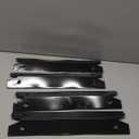 Hongso Heat Plates Replacement Parts for Brinkmann 4040, 4345, 810-4580-S, 810-4040, 810-8401-s, pro series 6345, Charmglow Models 600-7100-0, 810-7600-S Gas Grill, 16 3/4" Porcelain Steel Heat Shield