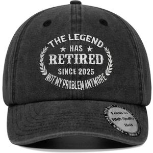 Retirement Gifts for Men Women 2026, Best Personalized Funny Retired Ideas Gifts (Black - 001)