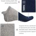 unenow Unisex Non Slip Grip Socks with Cushion for Yoga Pilates Barre Home & Hospital