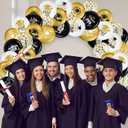 25 Pcs 2026 Graduation Candy Tubes Blue - Grad Cap Jars with Tassels & Stickers, Bulk Plastic Containers for DIY Graduation Party Favors, Table Decorations Gifts for Students