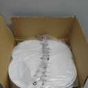 VONLUCE Semi Flush Mount Ceiling Light, 12.8" Ceiling Light Fixture with Four Leaf Clover-Shaped, 4-Light Modern Light Fixture for Bedroom Living Room Nursery Hallway, White Shade & Gold Finish